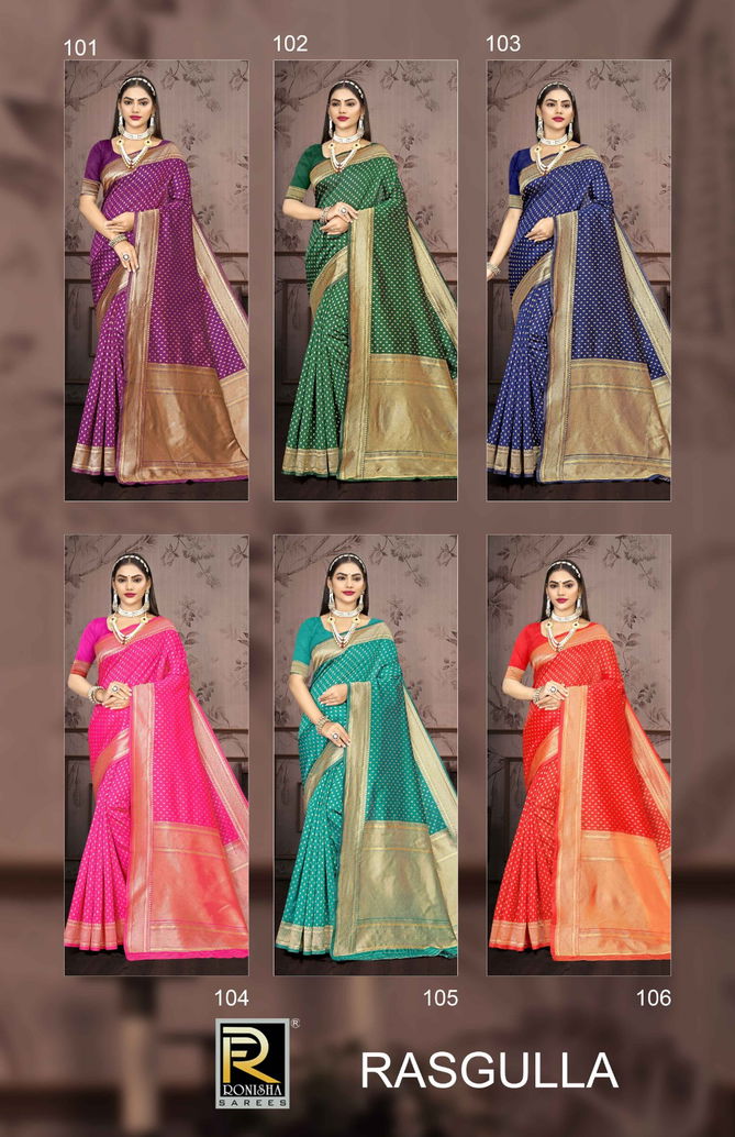 Rasgulla By Ronisha Designer Banarasi Silk Sarees Wholesale Clothing Suppliers In India
